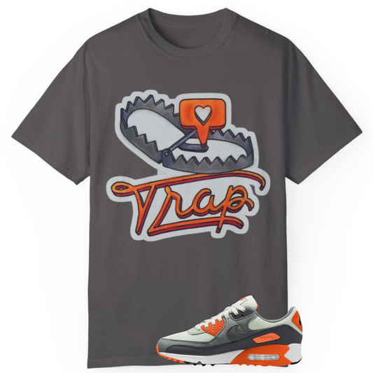 Social Warning Tee Match for AIRMAX 90 Orange|Grey|Black